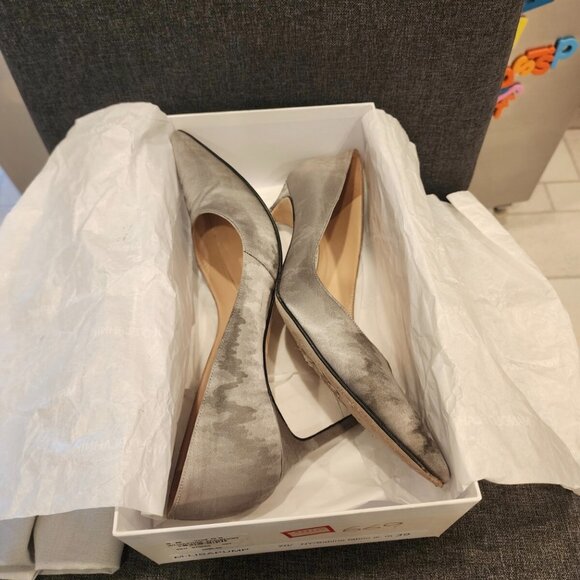 MANOLO BLAHNIK Lisa Pump Suede Stiletto 39 70mm Heel - Picture 5 of 6